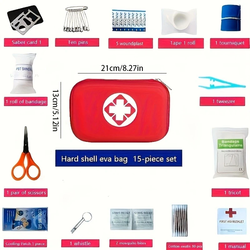 184-Piece Portable First Aid Kit 4