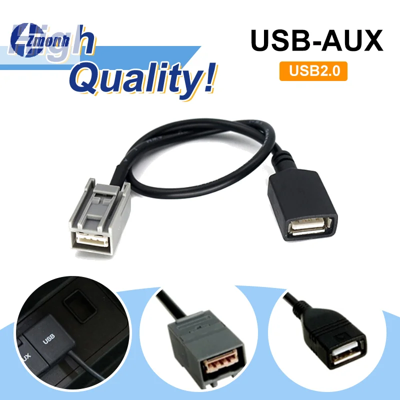 새로운 USB 케이블 어댑터 AUX 2008년 이후 CIVIC JAZZ/CR-V ACCORD/CR-Z 09-13 MP3용