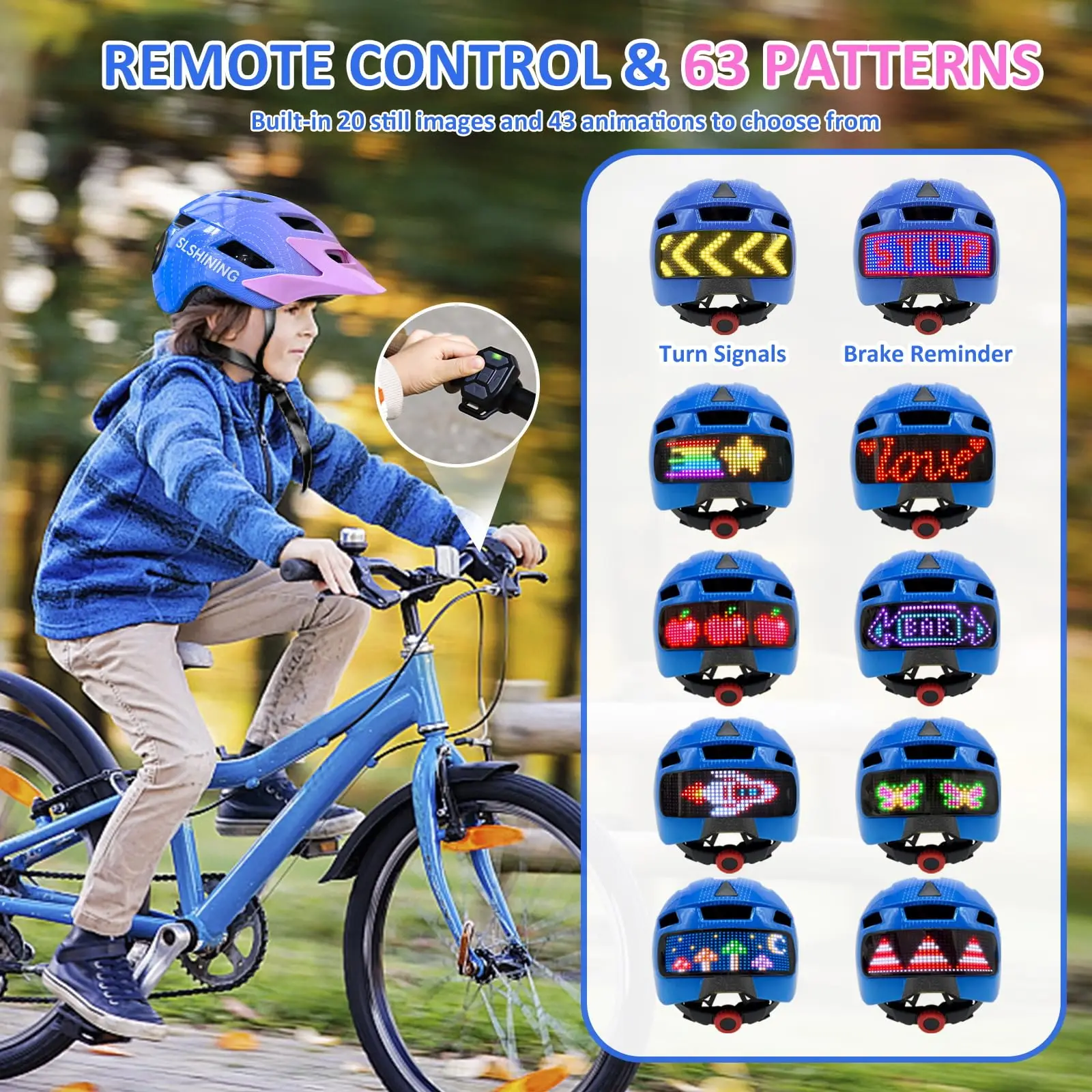 Kids LED Bike Helmet 2