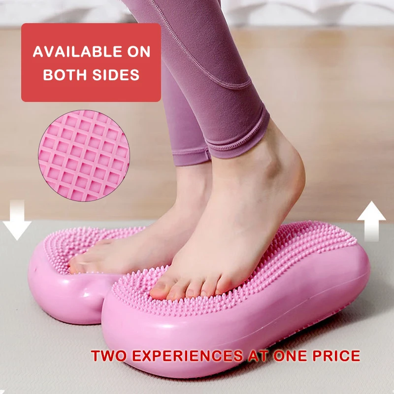 

Inflatable Balance Exercise Stepper Foot Massage Trainer Mini Stepper Pedal Multifunctional Stepper At Home Fitness Equipment