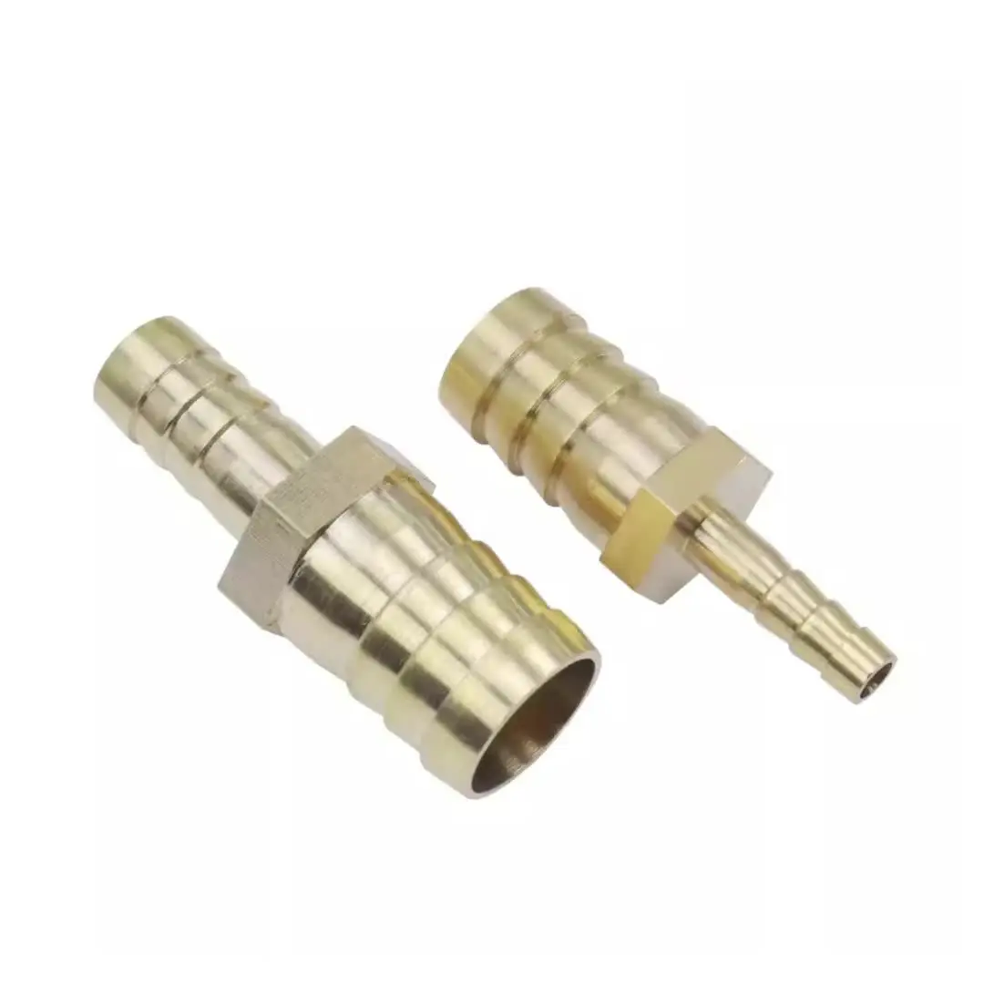 YDHfdc 2 Pezzi Connettore Coda Tubo Flessibile In Ottone Barb Coda - Foto 3