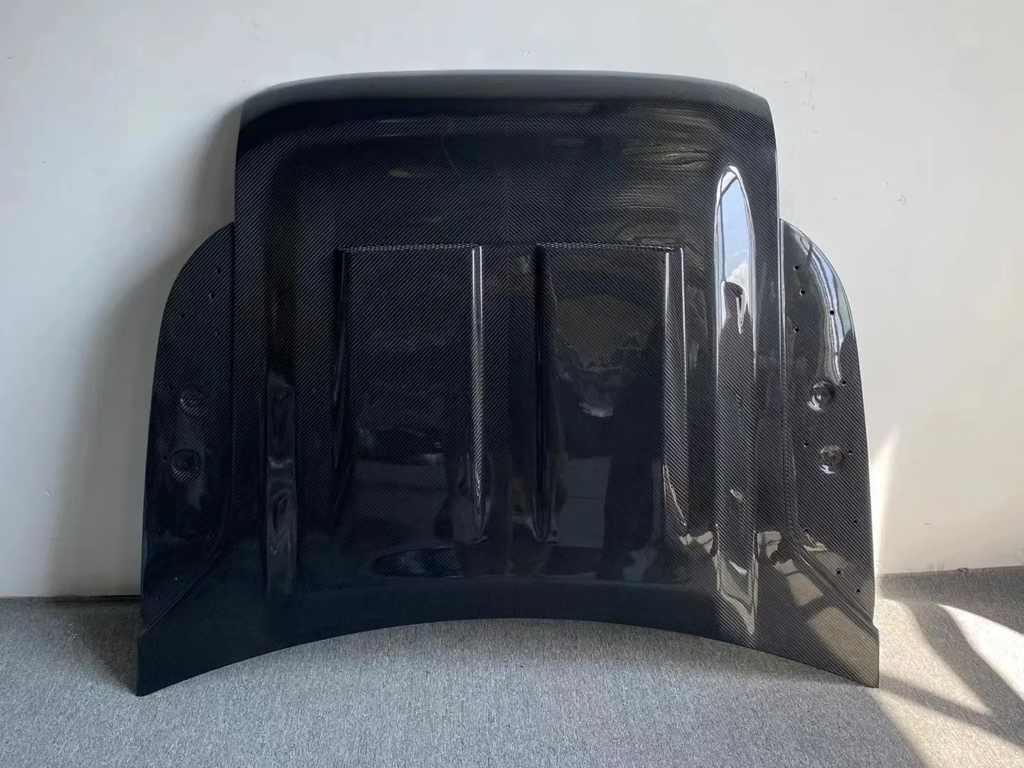 High Quality Real Carbon Fiber Dry Hood For KN Style Land Rover Defender 90 110 Engine Body Kit Accessories