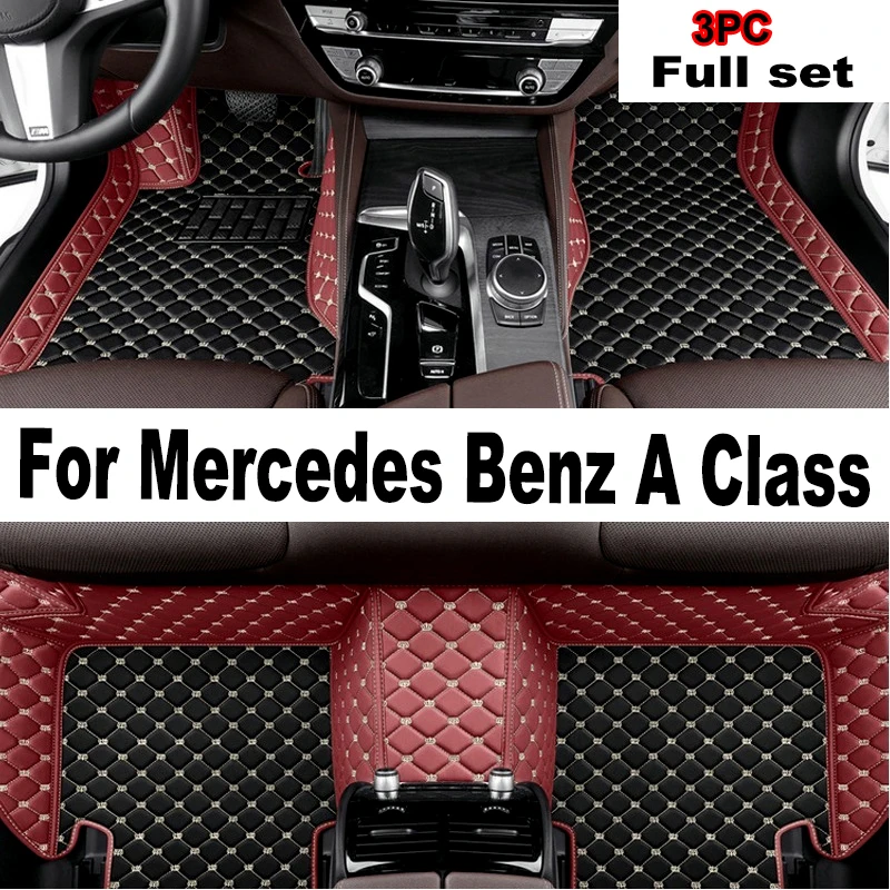 

Car Floor Mats For Mercedes Benz A Class W176 2013~2018 Auto Dirt-resistan Carpet Waterproof Floor Mats Car Accessories Interior