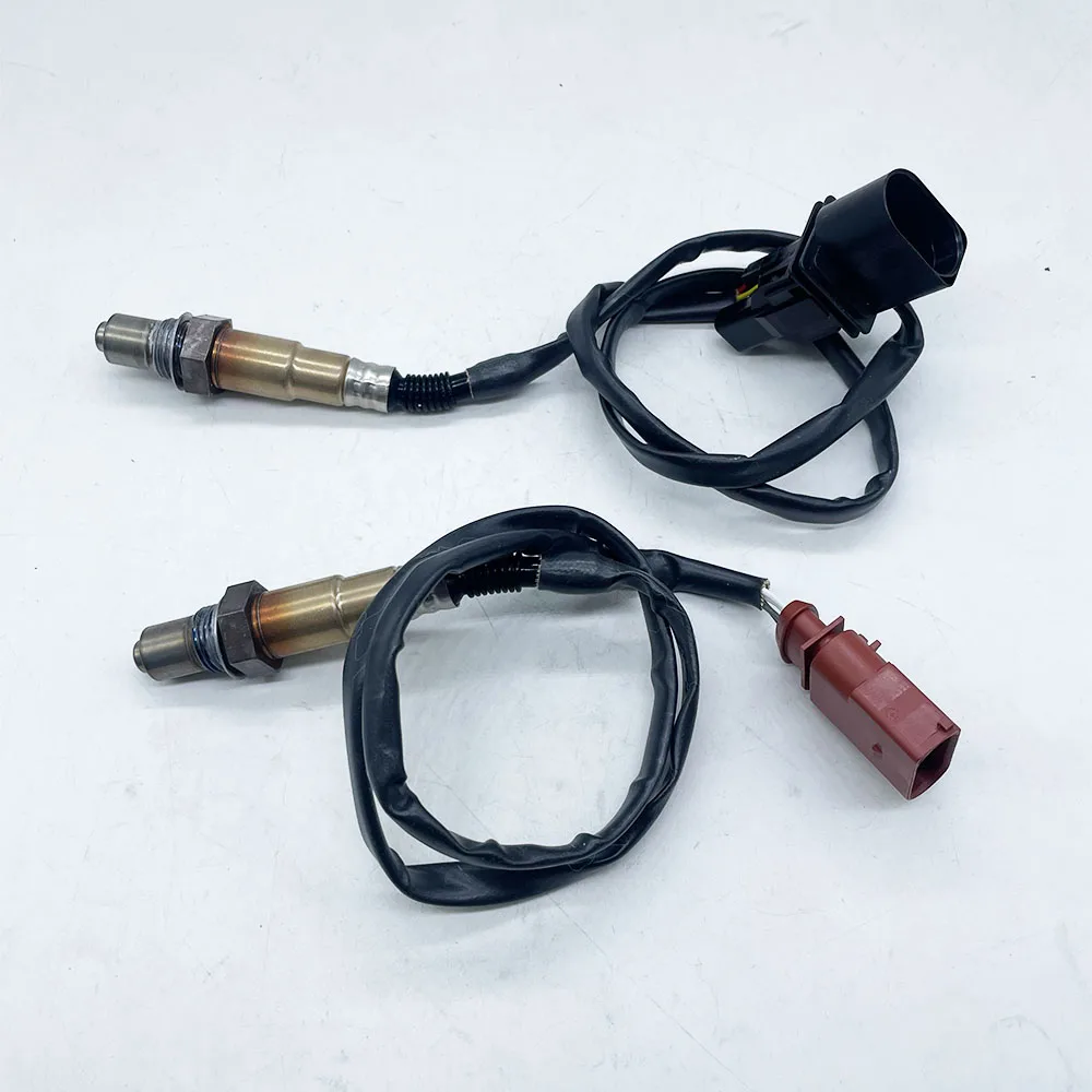 Set Of 2 Upstream & Downstream O2 Oxygen Sensor SG1170 17014 For Audi TT VW Golf GTI Jetta 1.8L 0258007351 0258007057 021906262B 2