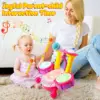 Jazz Rack Drum Set for BabyToddler Toys for Girl Educational Microphone Instruments Baby Toy Drum Percussion Instrument 5