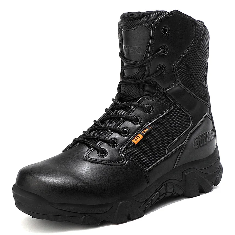 High Quality Military Leather Combat Boots for Men Combat Bot Infantry Tactical Boots  Bot Army Bots Army Shoes Waterproof