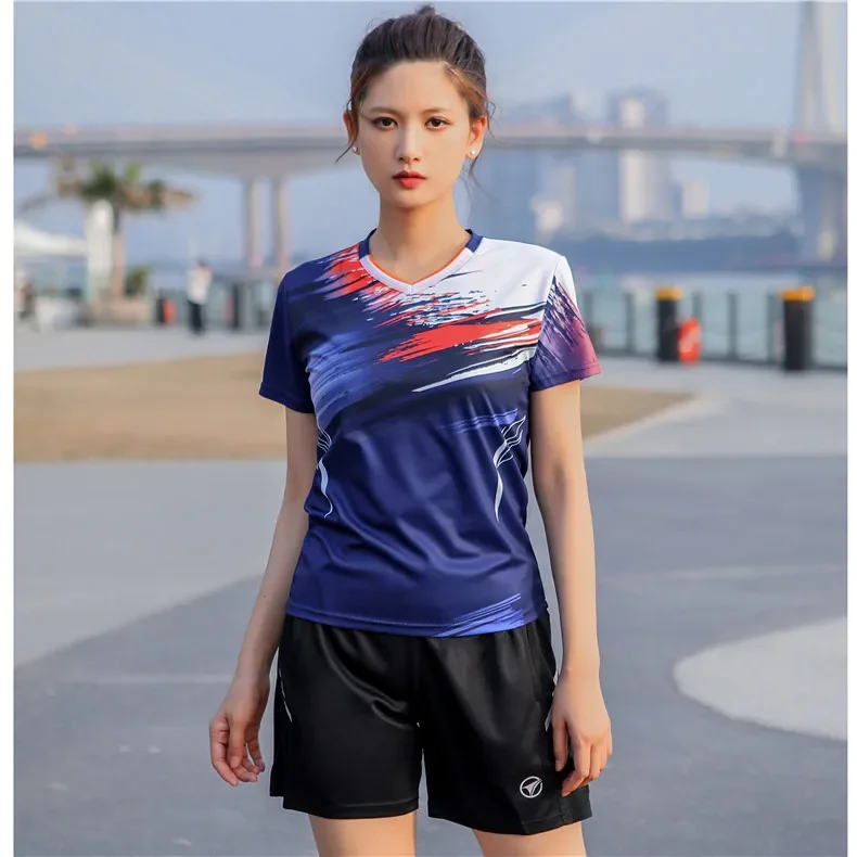 Kids Women Tennis tshir + Shorts Sets ,Youth Badminton Jersey Skirt Suits Girl ,Table Tennis T shirt Clothes , Outdoor Sport Kit