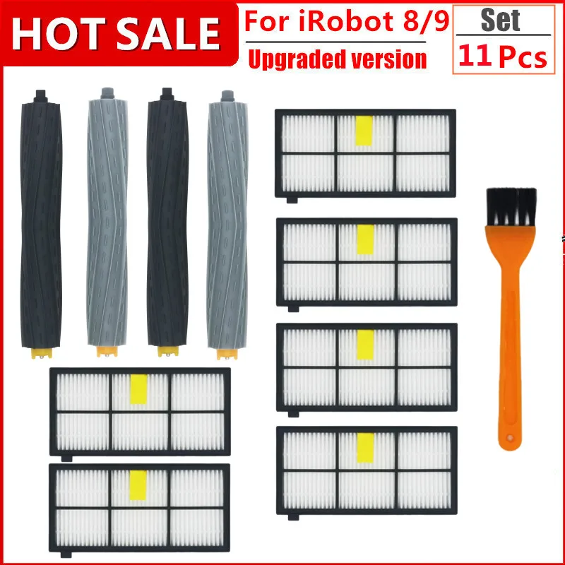 

13pcs/lot For IRobot Roomba Parts Kit Series 800 860 865 866 870 871 880 885 886 890 900 960 966 980 - Brushes and Filters