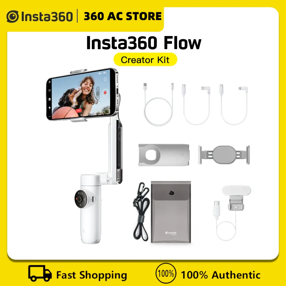 Insta360 플로우 크리에이터 키트, 오리지널 스마트폰 안정기