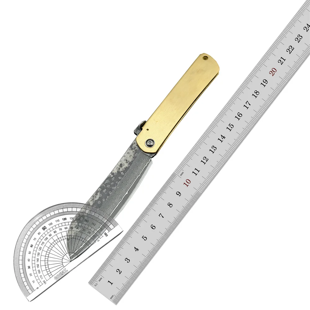 سكين الجيب الياباني هيغونوكامي، المصنوع من الفولاذ...