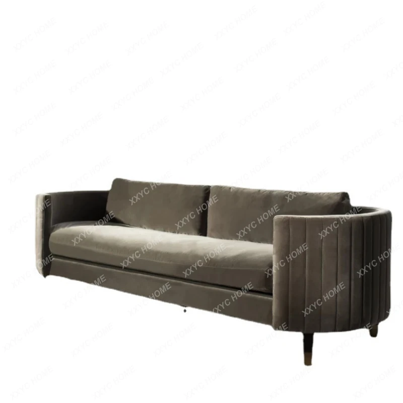 Velvet Cloth Art Sofa Designer Model Room Sofa