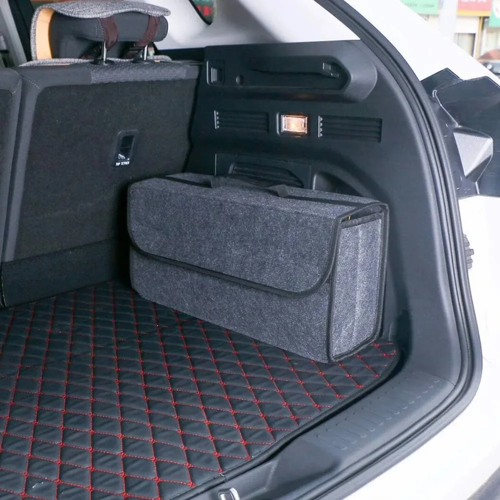 Universal Anti-Slip Foldable Felt Car Trunk Organizer 5