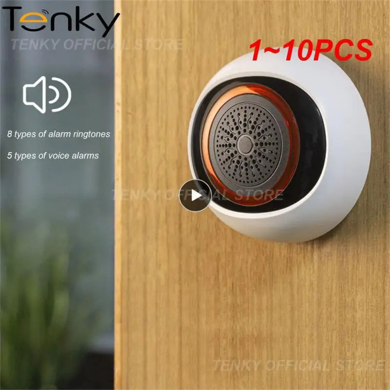 

1~10PCS Easy Installation Graffiti Intelligent Smart Dual Power Supply Wireless Connectivity Sound And Light Alarm