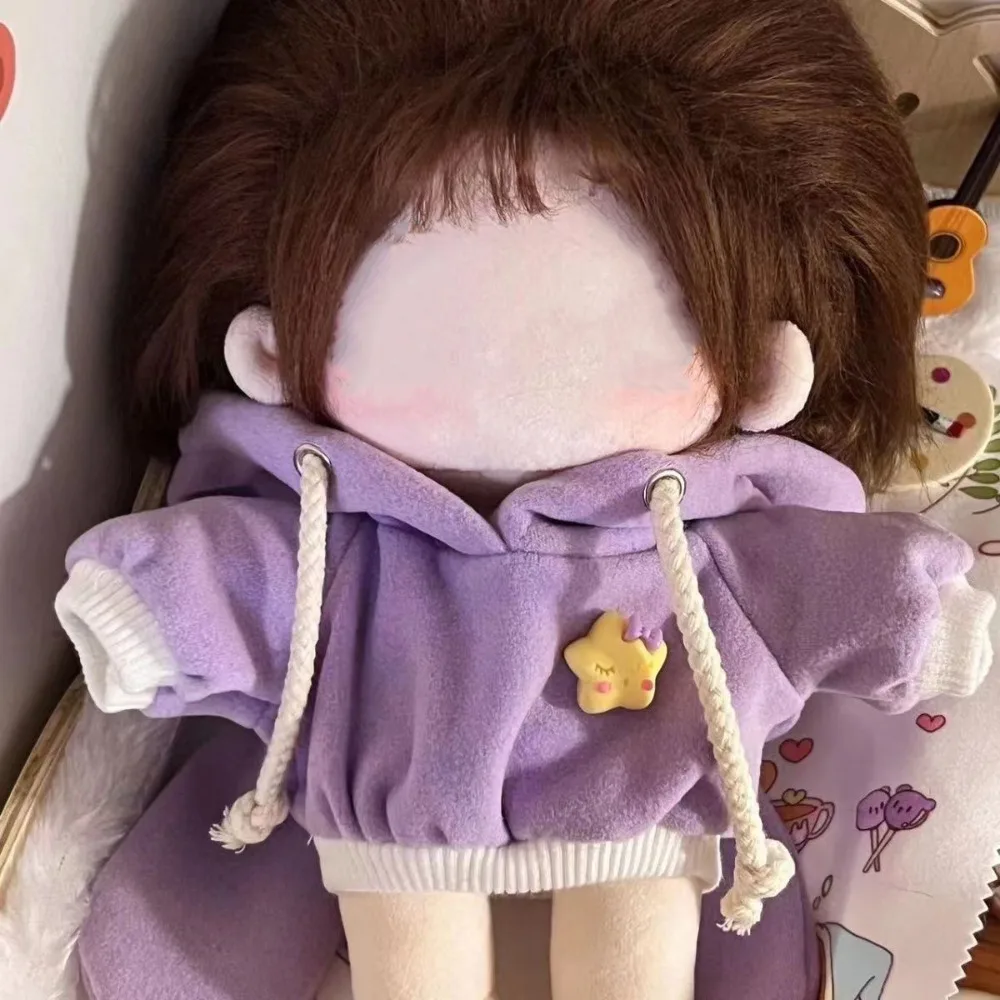 Sweatshirt Hoodies for 20cm Cotton Dolls Cute Clothes Outfits Mini Clothes Handmade Hoodies Mini Hoodie Cute 20cm Clothes