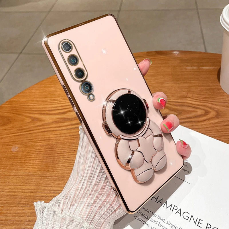 Astronaut Plating Phone Case For Xiaomi And Poco Series_voghion.com