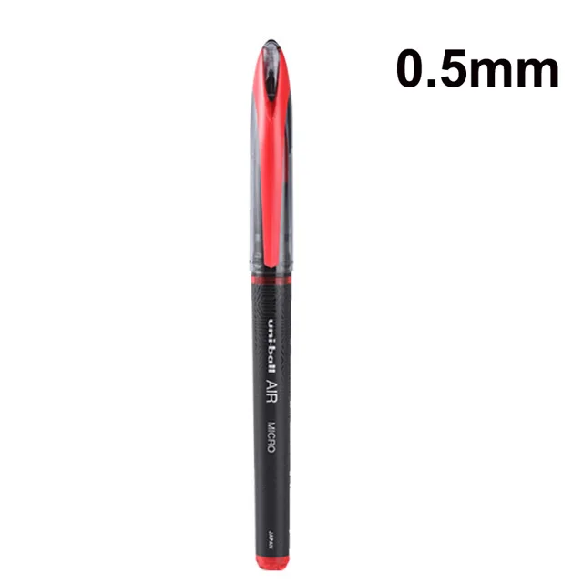 Uni-Ball Air Roller Ball Gel Pens 0.5mm Extra 0.7mm Fine Point Japan Super  Ink Free Control Blue Black Red ink Smooth Writing - AliExpress