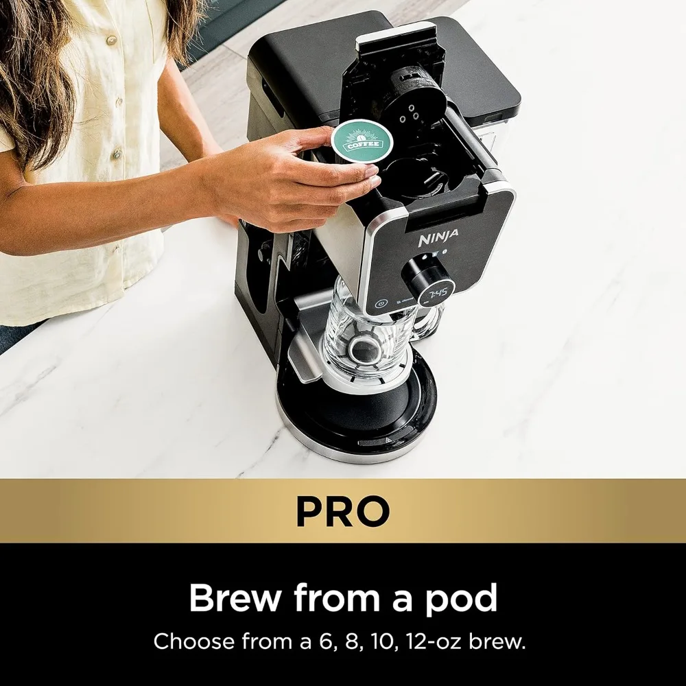 DualBrew Pro Specialty 12-Cup Coffee Maker with Glass Carafe, Single-Serve, Grounds, compatible with K-Cup pods 2