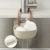 Kitchen Sink Holder Hanging Drain Basket Adjustable Drain Rack Soap Sponge Holder Faucet Holder Kitchen Accessories New 1