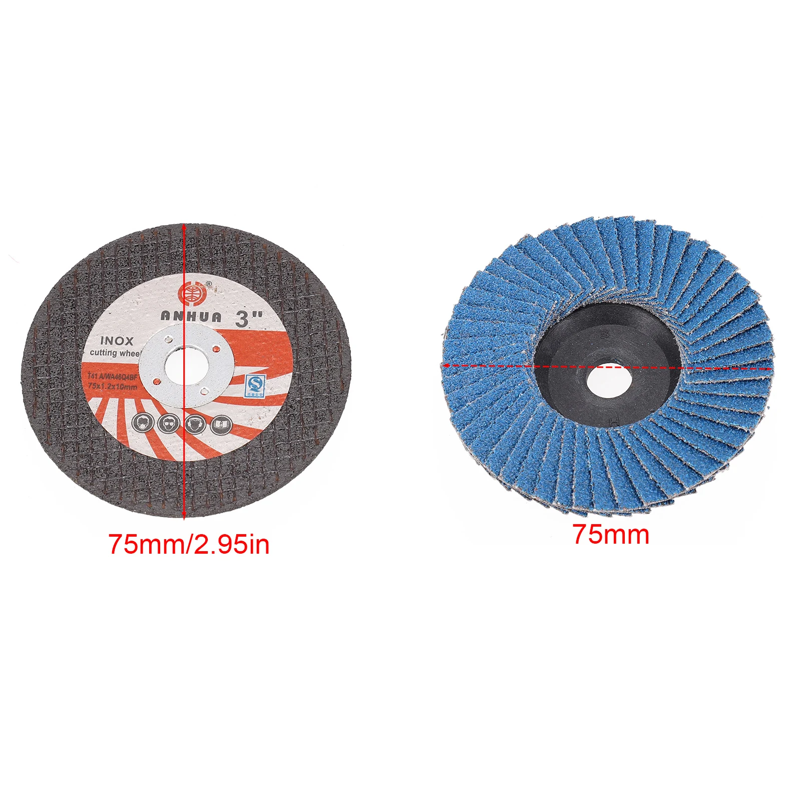 

Durable High Quality Useful Cutting Disc Grinding Wheel 3 Inch 3pcs 75mm For Ceramic Tile Wood Polishing Disc Tool