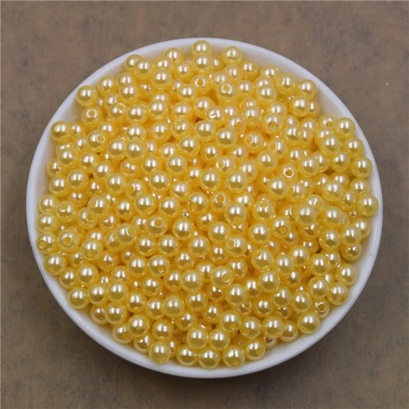 6/8//14mm 10 Farben mischen abs Imitation Perle lose Abstands perlen für Schmuck machen DIY Armband Halskette Ohrringe Zubehör – Detail 20