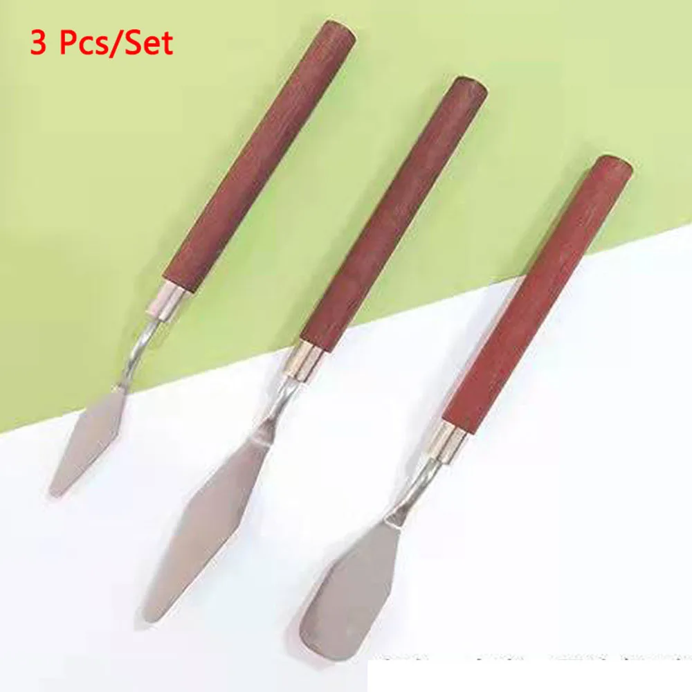 1/3/5/7Pcs Oil Painting Knife Stainless Steel Art Painting Drawing Stationery Tools Artist Spatula art supplies sketch 6