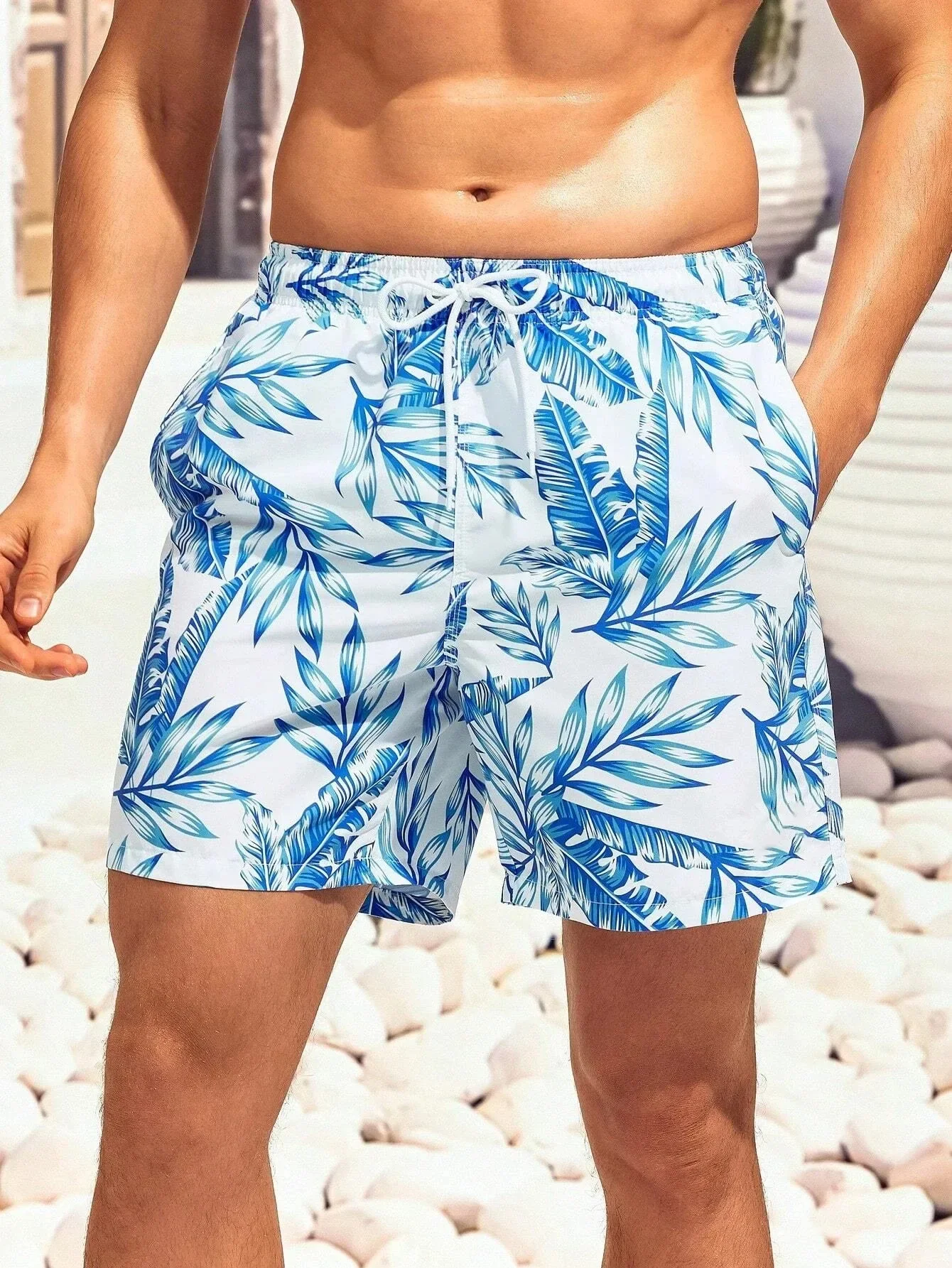 Hawaii Beach Shorts Mens Sport Shorts Palm tree Print Sportswear Fitness Short Pants Training Jogging Short Pants Summer Workout 6