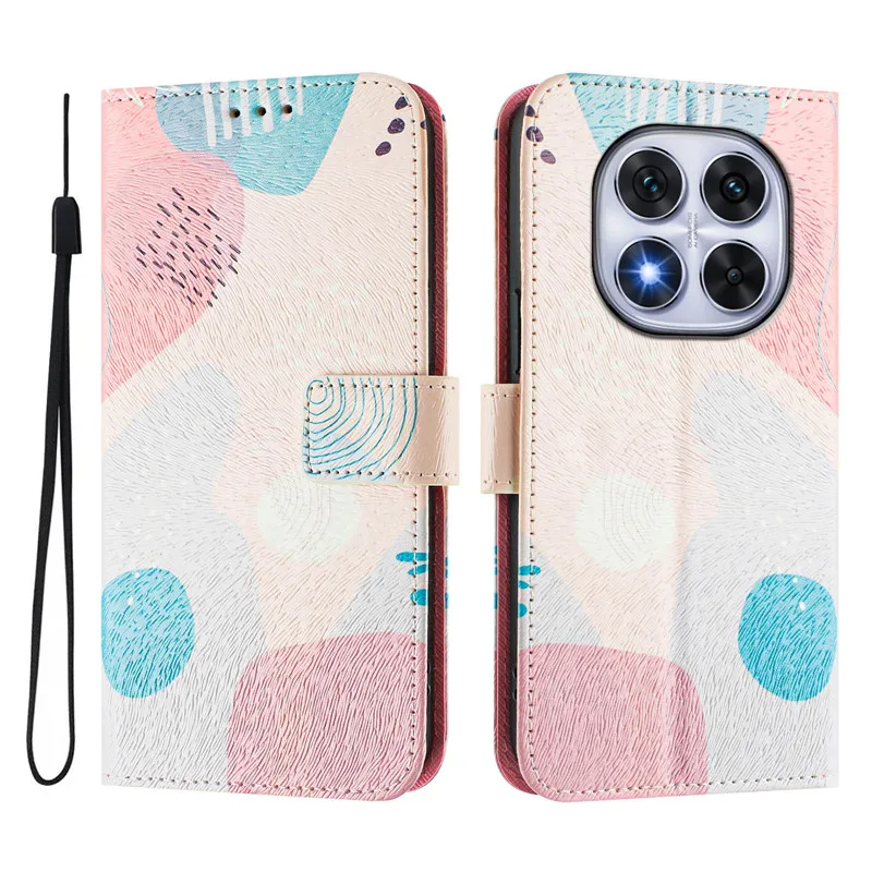 Luxury Flip Leather Case - Elegant Floral Wallet Design 2025