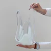 Glass Craft Transparent Geometric Desktop Storage Container Fruit Tray Flower Vase Glass Ornament Room Decoration Accessories 2