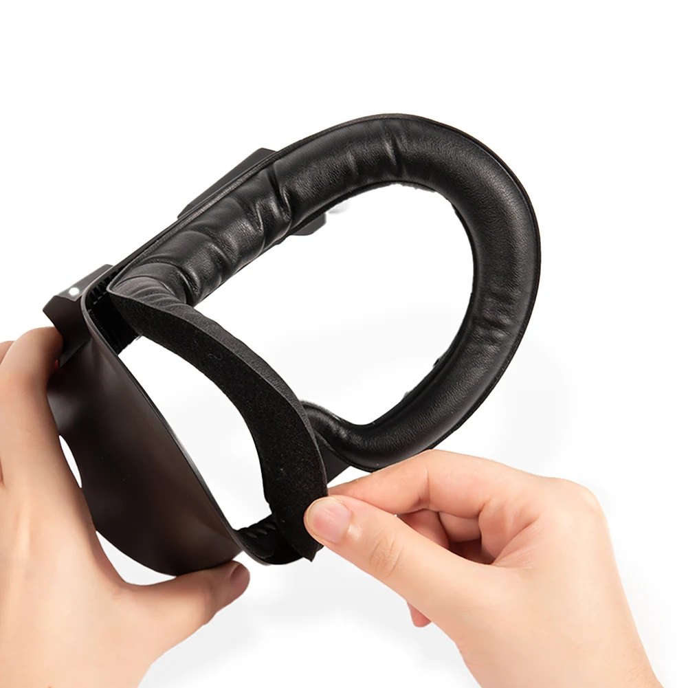 3-In-1 Face Mask Cover PU Leather Ice Silk Fabric Replacement Foam Pad Mask Face Cushion for Meta Quest 3 VR Glasses Accessories