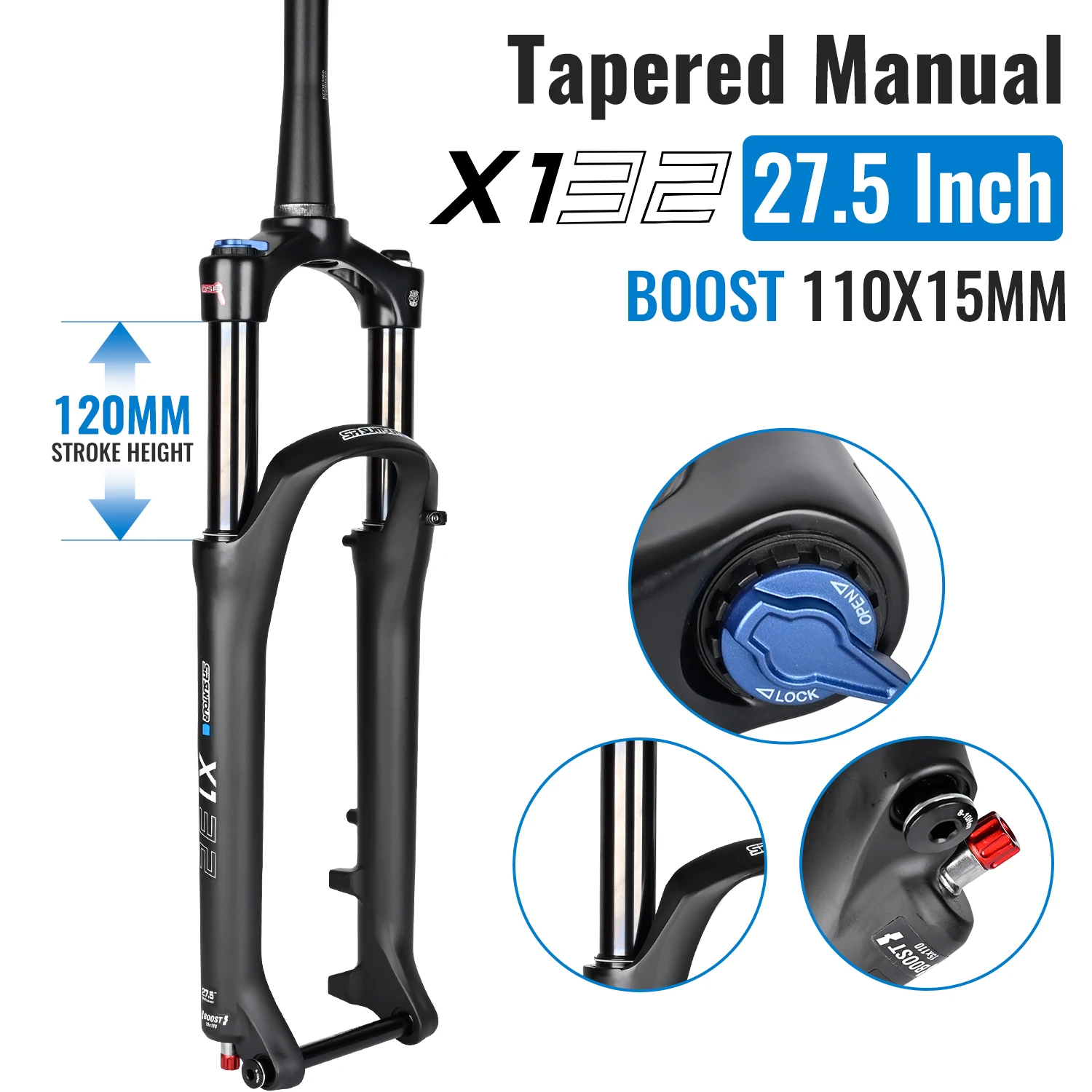 Original SR SUNTOUR X1 XCR Mountain Bike Oil Spring Suspension