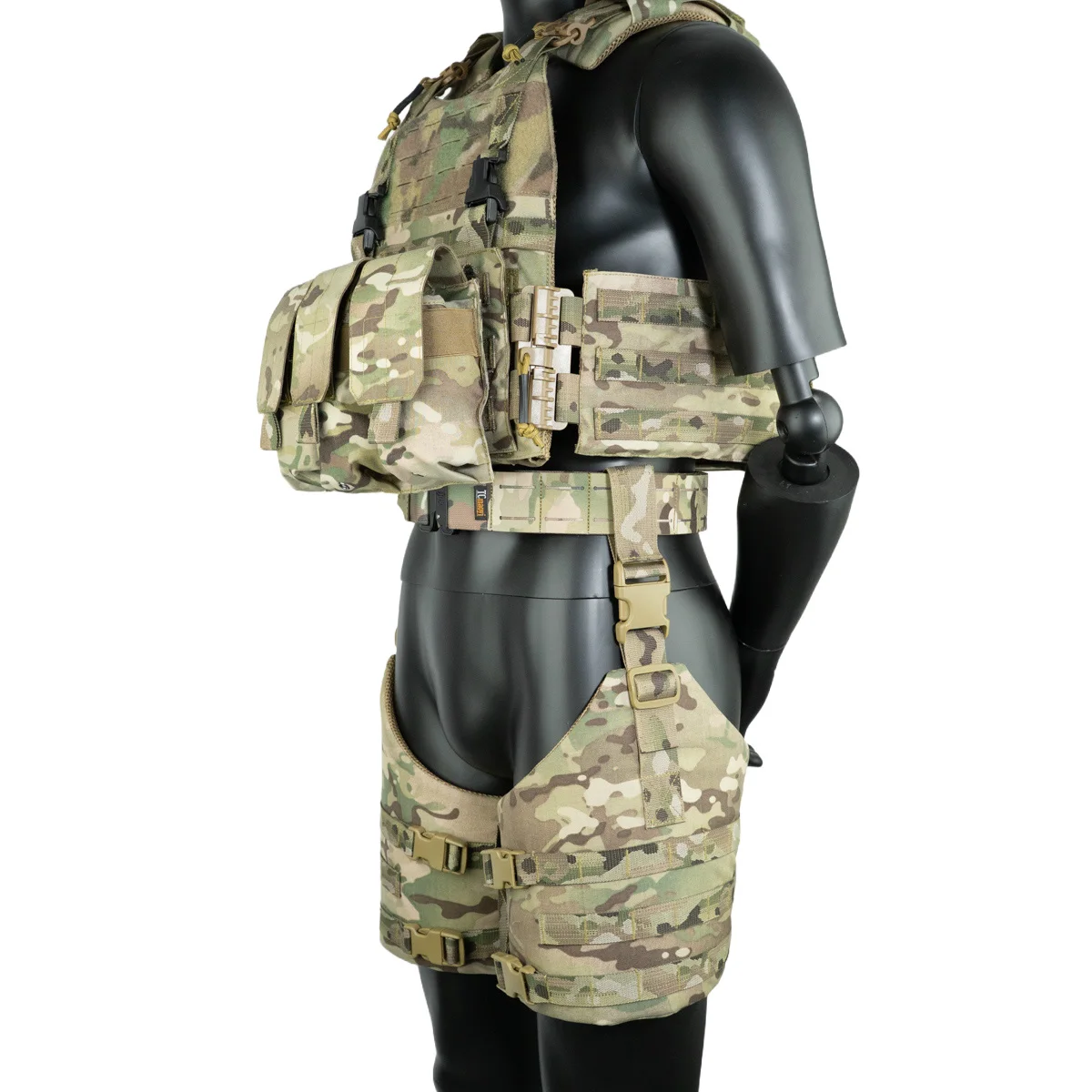 Taktische Gürtel Drop Leg Plattform Molle Oberschenkel Panel Hängen Bord Montage Platte Jagd – Detail 27