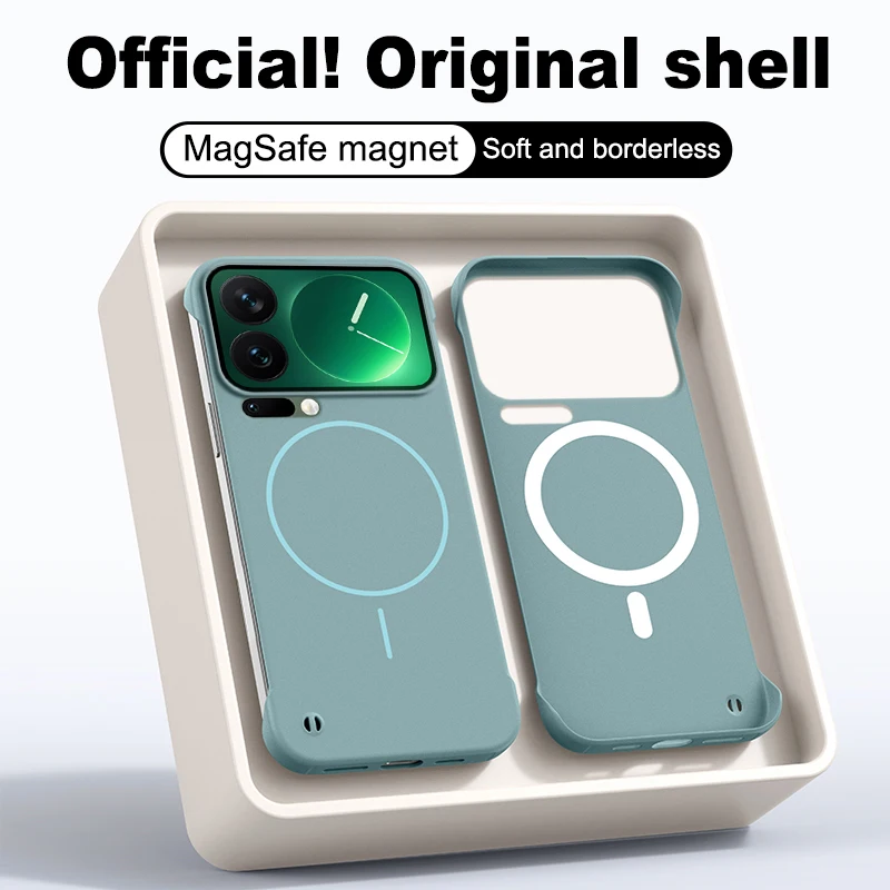 Ultra Thin Magnetic Shockproof Phone Case - Hard Cover with Magsafe Compatibility