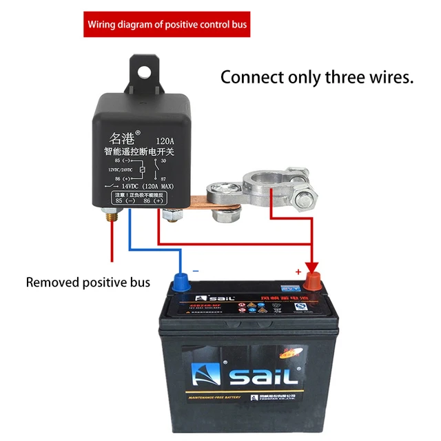 Auto Batterie Schalter, Akozon Universal Batterieschutzschalter  Verbindungsklemme Trennen Haupt Isolator Batterie Adapter Trenner  Bordstromschutz Batterietrenner : : Auto & Motorrad