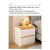 Modern Bedside Table with Storage Drawer 5