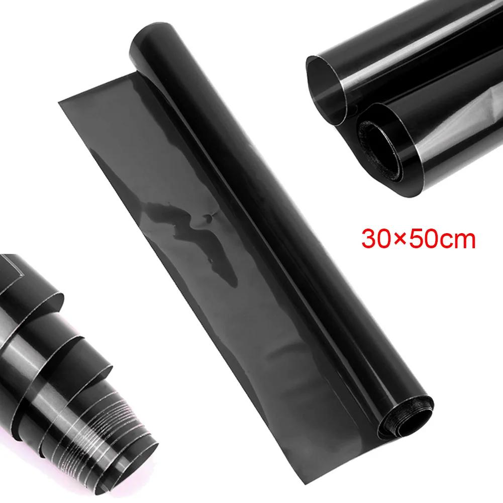 

30*50cm Car Light Film Vehicle Fog lights Smoke Black Tail lights Tint Film Brake lights Headlights Durable New