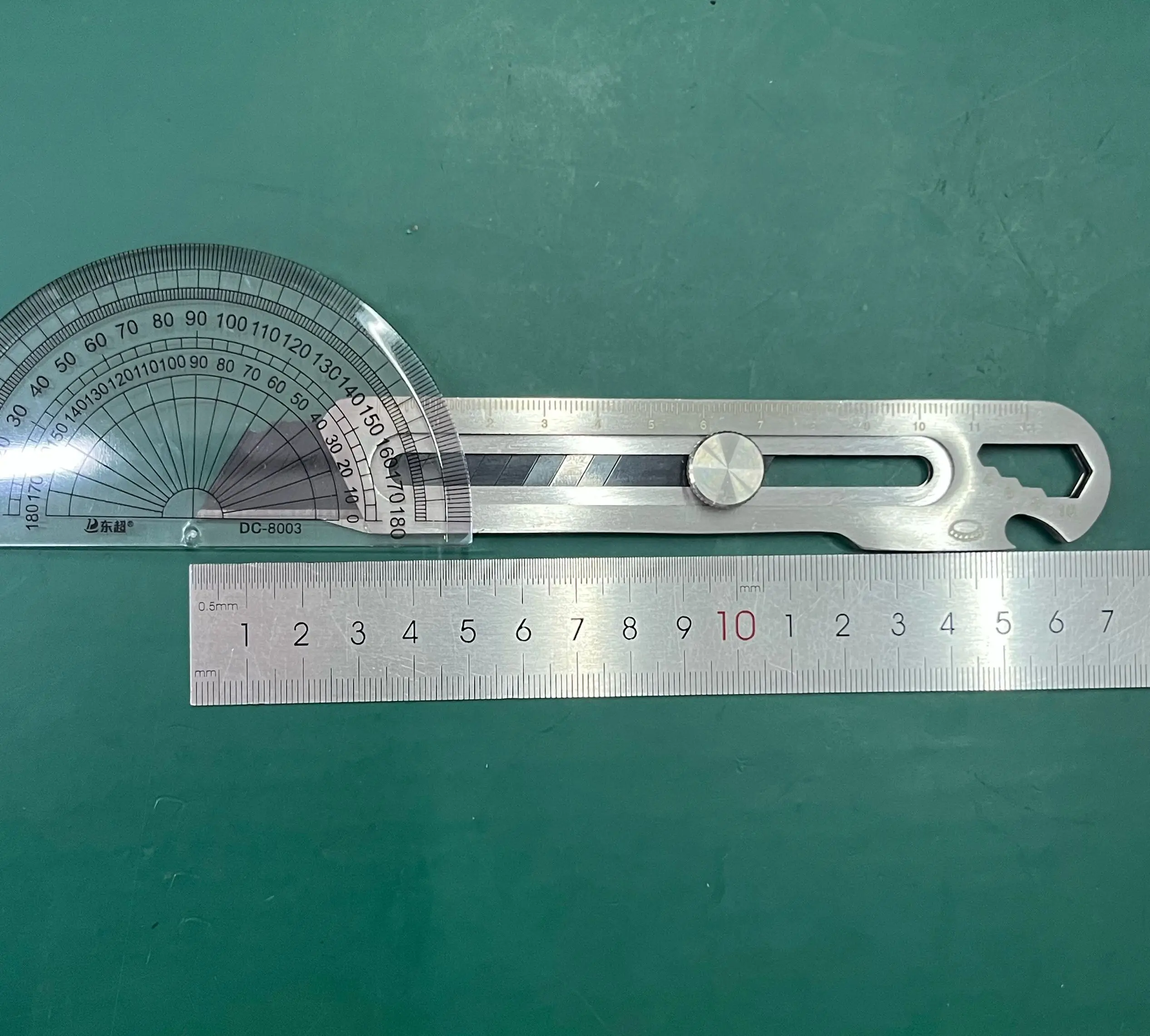 6 in 1 스테인리스 스틸 유틸리티 나이프 다기능 오프너 접이식 박스 커터 휴대용 사무실 가정 택배 개봉 나이프