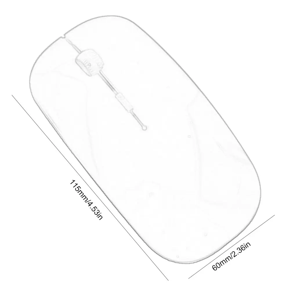 Wireless Mouse 3 Adjustable DPI 2.4G for PC Laptop Notebook