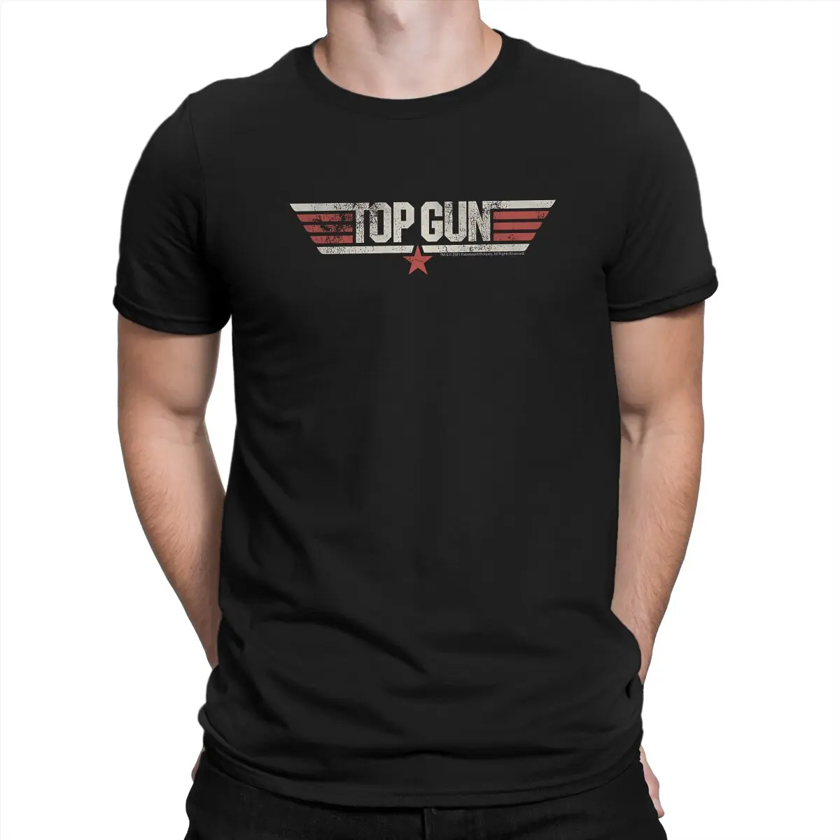 

Top Gun Classic Vintage Movie Stars Tshirt Graphic Men Tops Vintage Punk Summer Clothes Harajuku T Shirt
