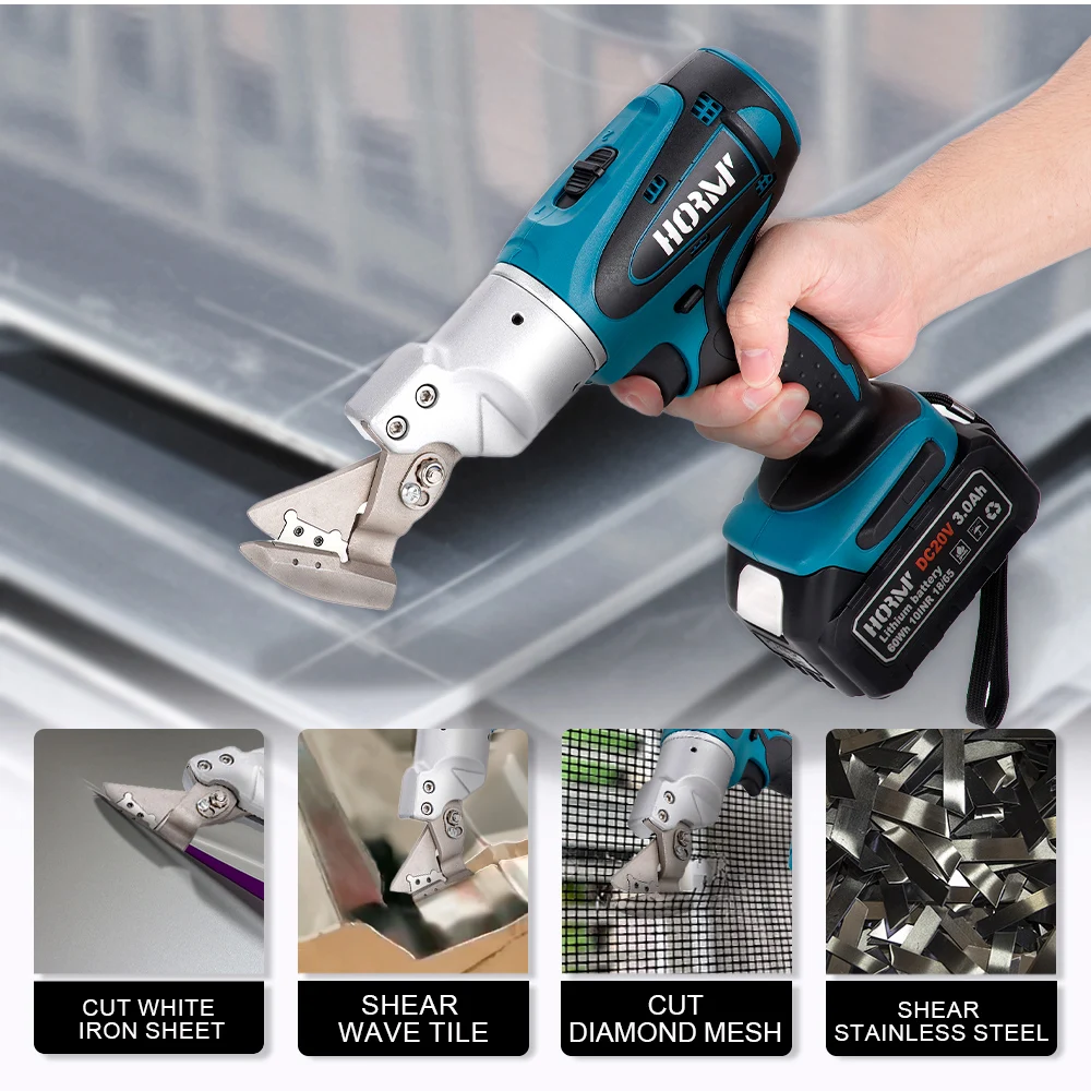 Hormy Electric Cordless Iron Scissors Metal Cutting Iron