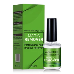 Quick & Easy 15ml Nail Gel Polish Remover - Professional, Non-Irritating Formula (GY60)