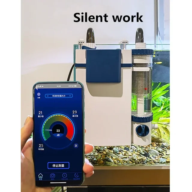 220V เงียบตู้ปลาตู้ปลาระบบกรองออกซิเจนแบบบูรณาการเครื่องทําน้ําให้บริสุทธิ์ติดผนังห้องน้ําปลา 5