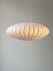 Nordic Modern Silk Pendant Lights Wabi Sabi E27 LED Chandeliers Lustre For Living Room Dining Room Pendant Lamp Decor Lighting 1