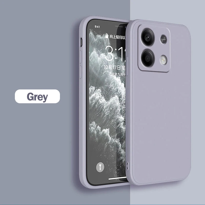 Luxury Liquid Silicone Shockproof Soft Back Cover