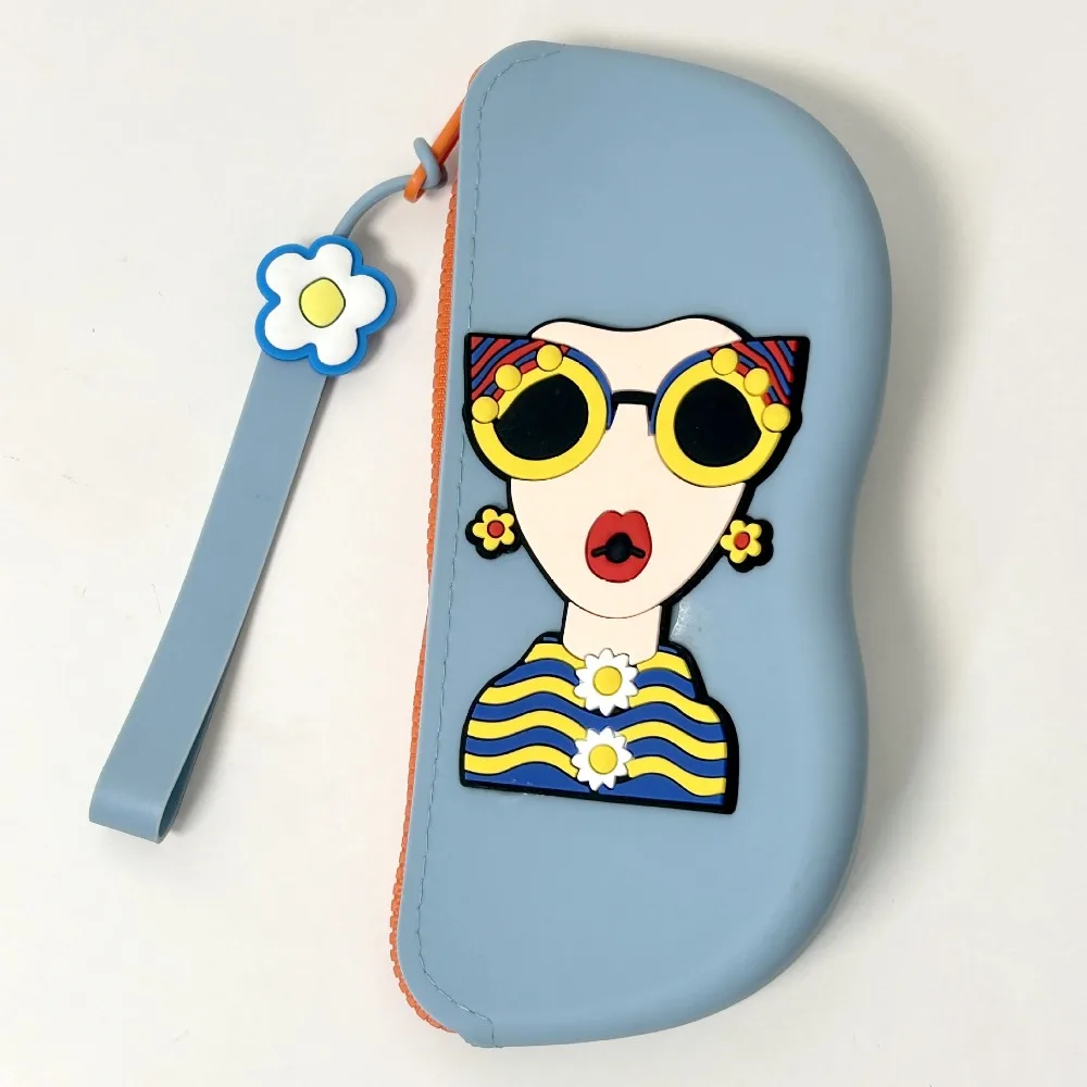 New Silicone Glasses Bag Multifunctional Small Items Bags Portable Coin Purse Waterproof Dustproof Eyeglasses Box Cosmetic Bag