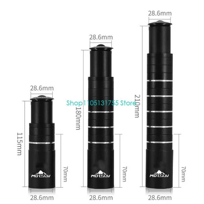 K0EF 28.6mm 산악 자전거 핸들바 스탠드파이프 프론트 포크 레이즈 핸들바 어댑터
