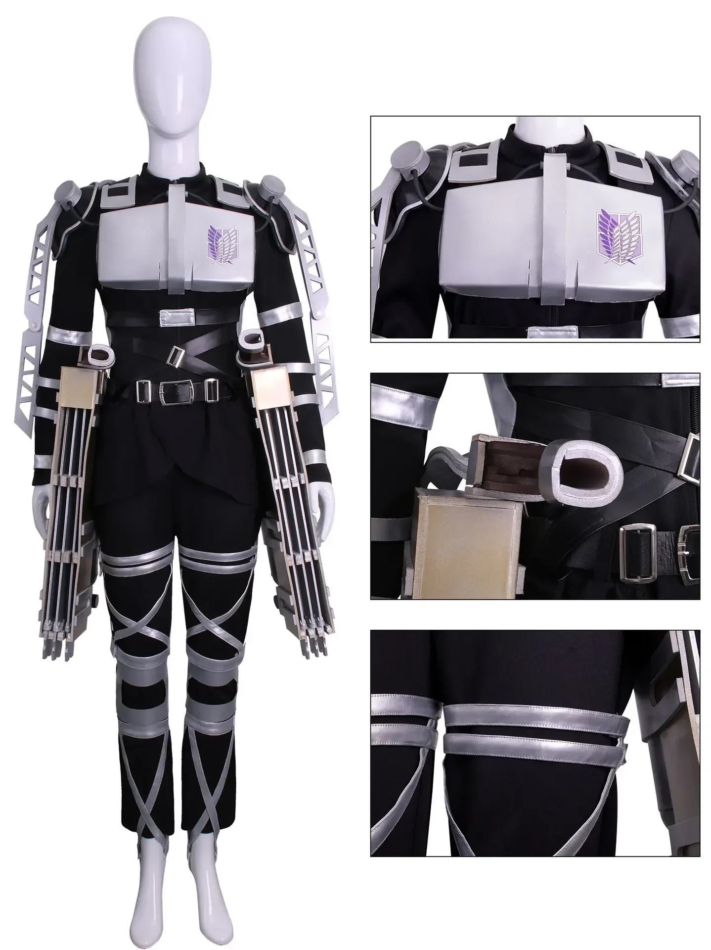 Attack on Titan Survey Corps Cosplay Costume Harness Armor