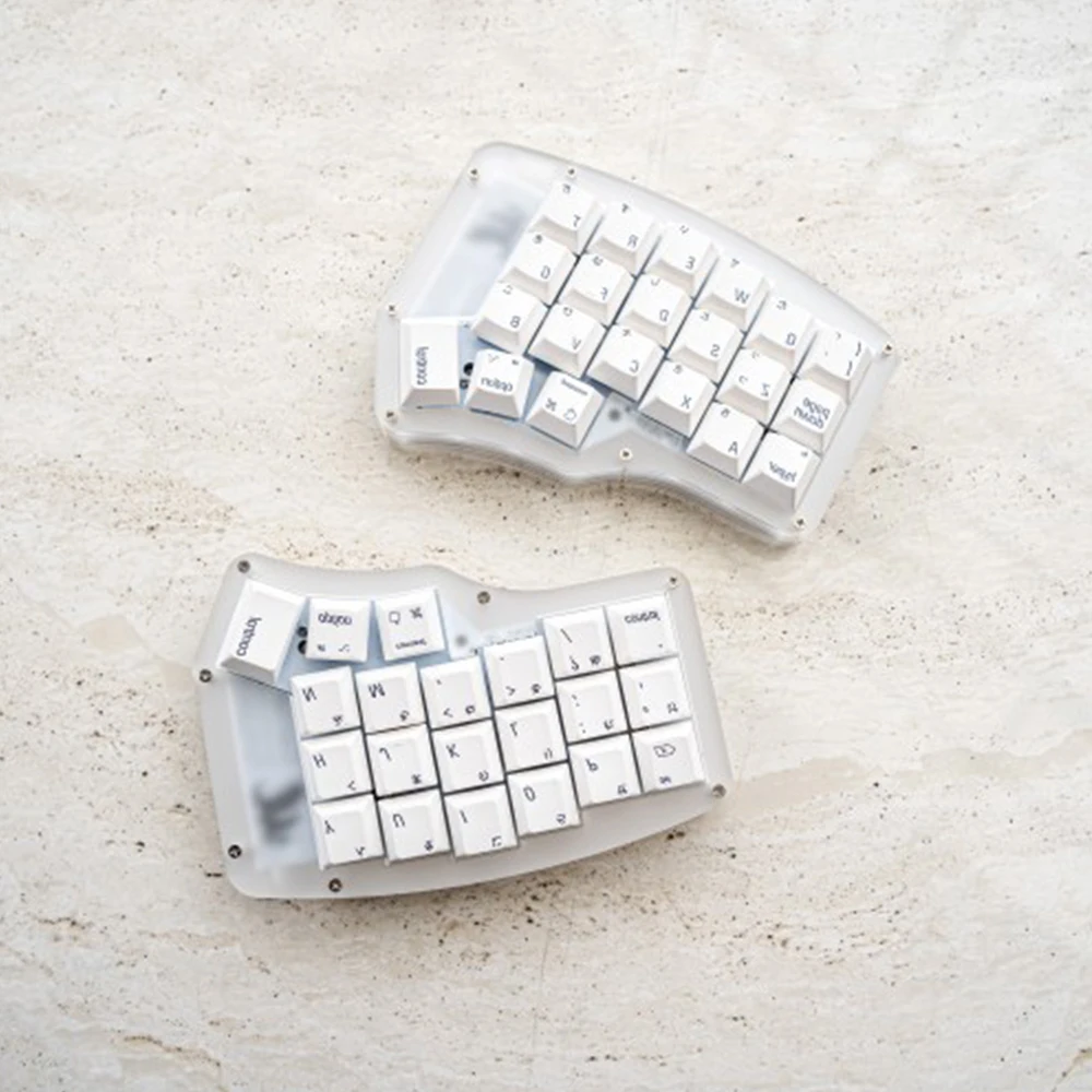 40 Corne Layout VIAL Programmable 2.4g Wireless Split Keyboard DIY Kits