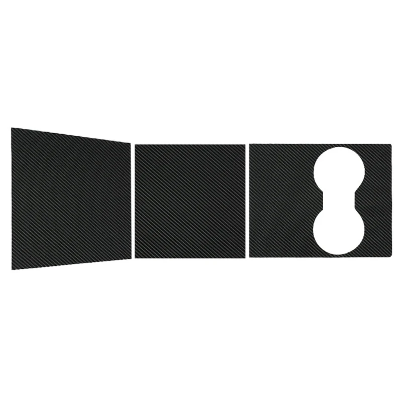 

Набор для обмотки центральной консоли автомобиля, наклейка на приборную панель, матовое углеродное волокно, черный для Tesla Model 3