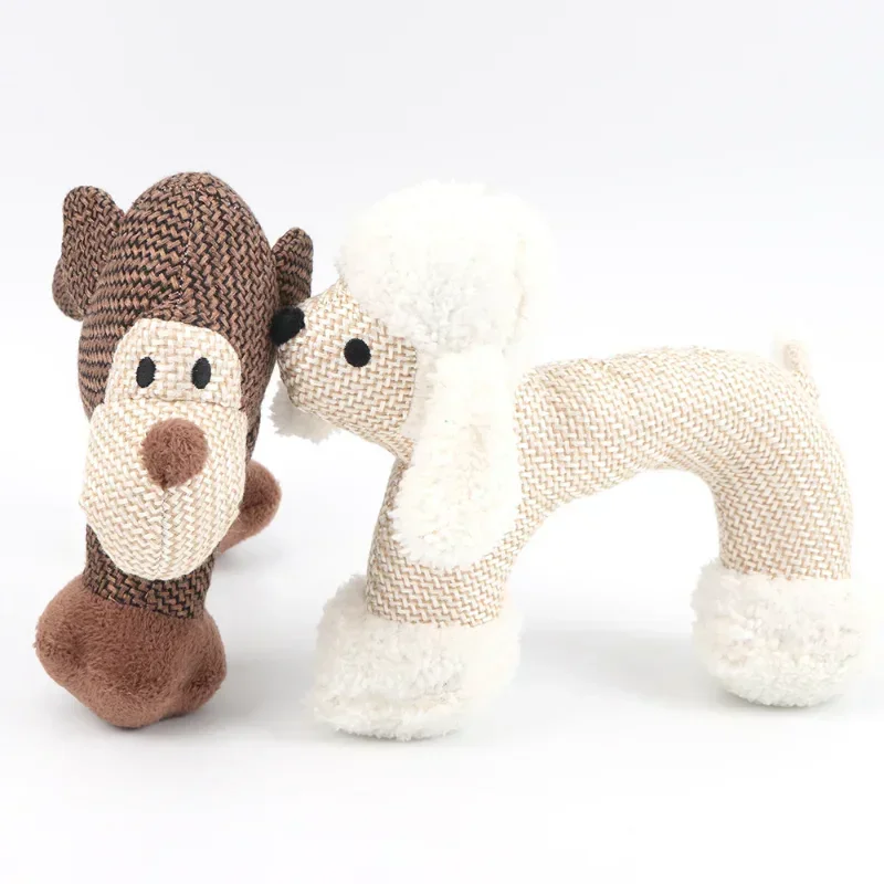 Durable Squeaky Plush Duck Dog Chew Toy