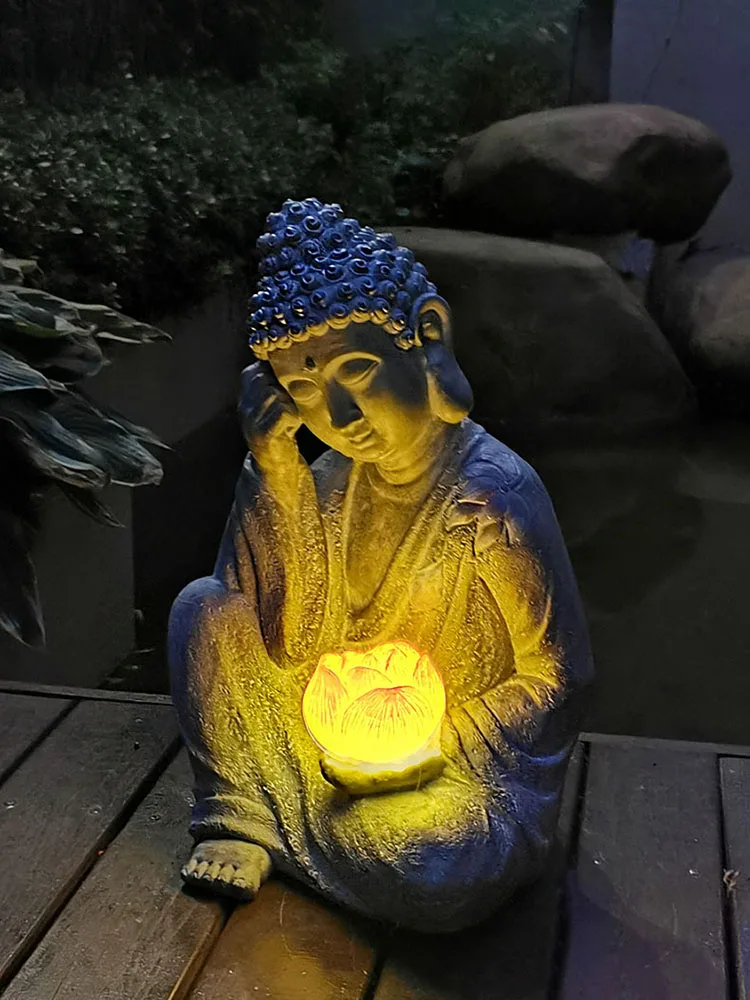 OutdoorZenBuddhaStatuesGardenDecorationYardCountryHouseOrchard